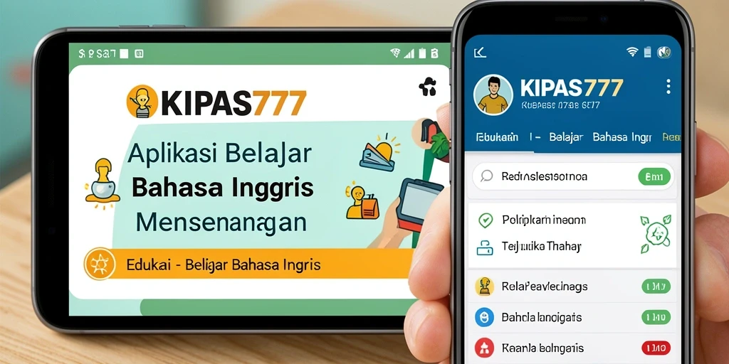 Antarmuka aplikasi KIPAS777 yang menarik dan interaktif.