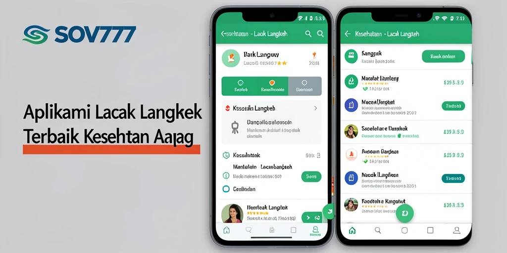Tampilan antarmuka SOV777 dengan fitur pelacakan langkah.