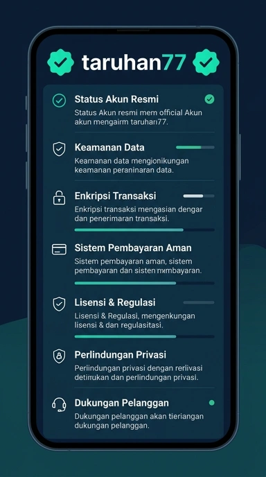 Tampilan kanal resmi taruhan77