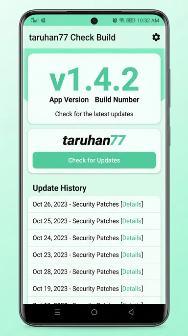 Tampilan riwayat versi taruhan77